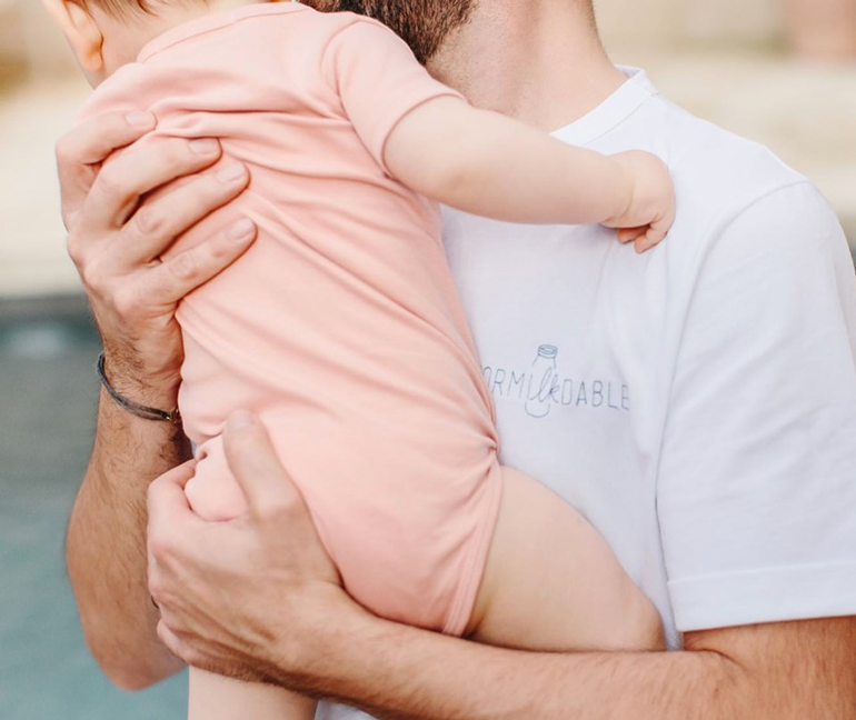 papa et bébé