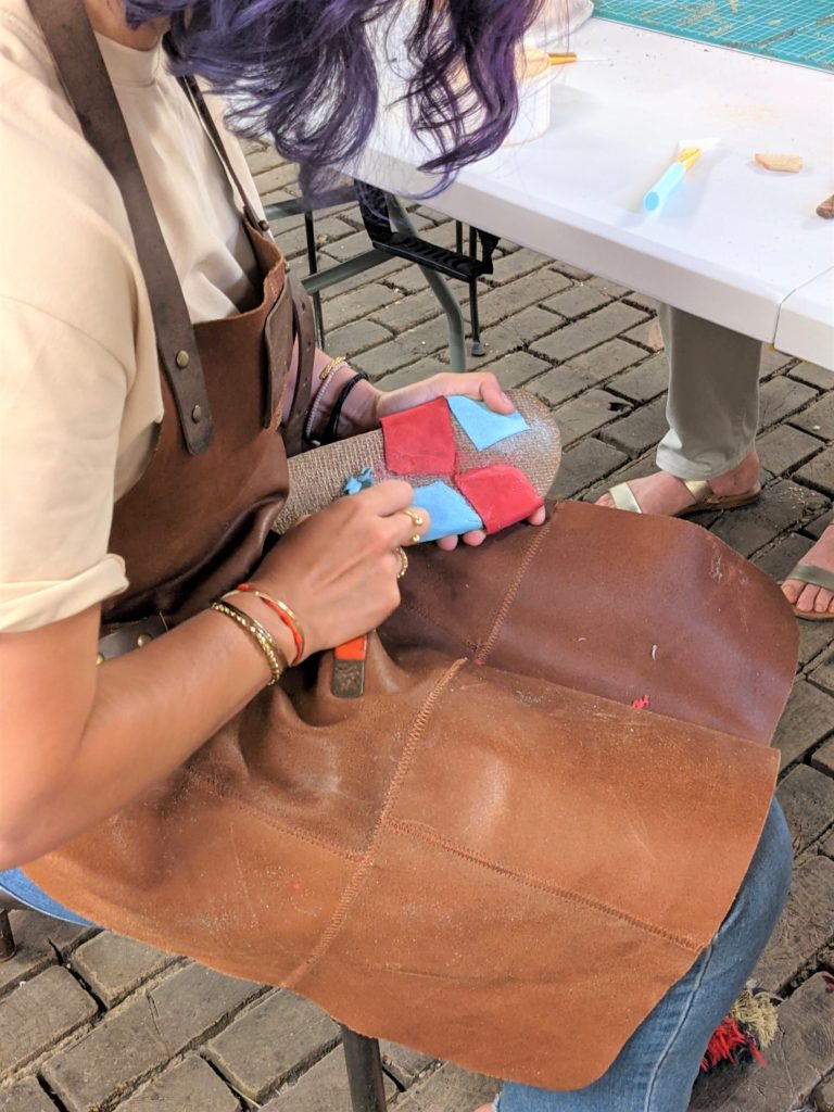 Bande de créateurs Juin 2021 Atelier Foteini sandales