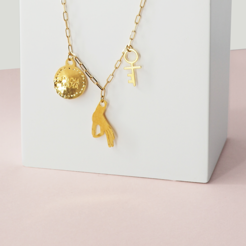 Pendentif 3 amulettes